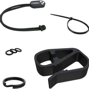 resqme Accessory Pack The Original Emergency Keychain Car Escape Tool, 2-in-1 Seatbelt Cutter and Window Breaker, Made in USA With Visor Clip, Lanyard, Keyring and Cable Tie