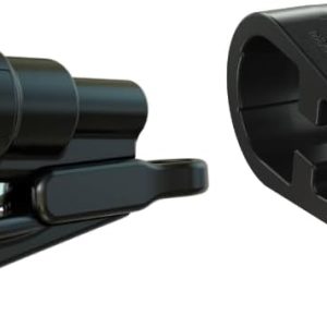 resqme and Dashboard Clip Pack The Original Emergency Keychain Car Escape Tool, 2-in-1 Seatbelt Cutter and Window Breaker, Made in USA - Black