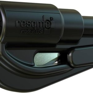 RESQME The Original Keychain Car Escape Tool, Made in USA, unisex-adult, (Black), Single Pack (01.100.01)