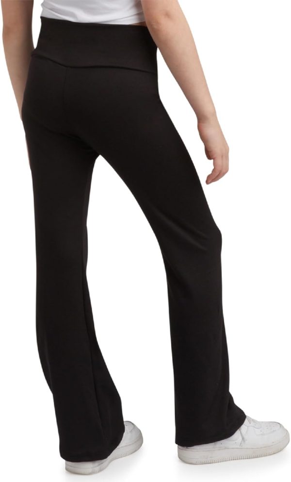 Sweet Hearts Girls Leggings - Athletic Yoga Pants High Waisted Flare Leggings for Girls - Made in USA (Sizes: 5-18) - Image 6