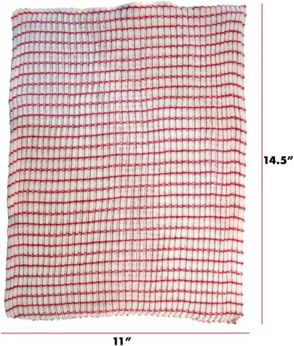 Experience The Best in Dish Cloths - Soft, Absorbent, Durable (6 Pack) - Made in America - Sold by Vets - 6 Pack - Image 3