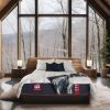 Wolf King Mattress - 12-Inch Medium Firm Memory Foam Hybrid Mattress with 7 Layers, Individually Wrapped Coil, Cooling Design, 101-Night Trial, Provides The Right Level of Comfort and Support