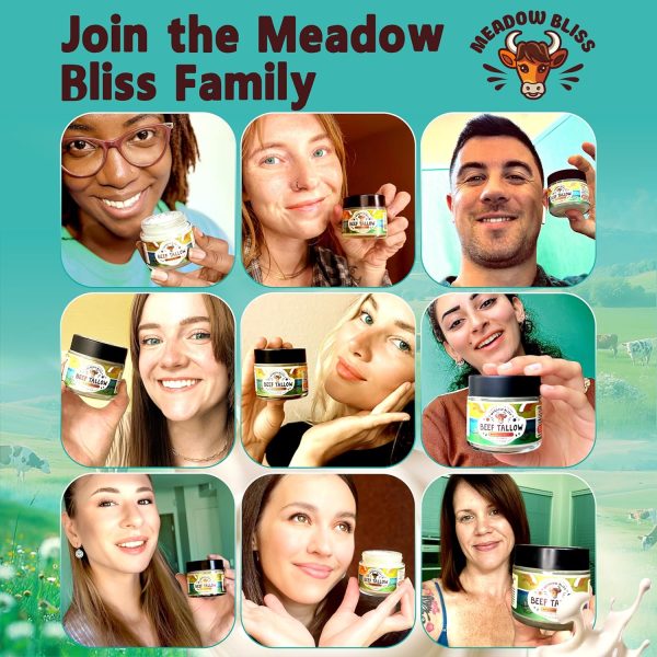 Beef Tallow for Skin - Moisturizer Cream - 100% Grass Fed - Whipped Beef Tallow - Organic Jojoba Oil - Organic Shea Butter - Supports Eczema, Rosacea+ - Made in USA - Citrus Breeze - 2 oz - Image 5