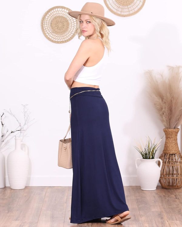 Popana Womens Long Maxi Skirt - Made in USA Long Skirts for Women Trendy - Casual Convertible Sundress Plus Size Maxi Skirt - Image 6